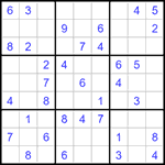 Судоку 9х9 #1260 легкий