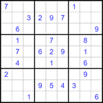 Судоку 9х9 #1173 средний