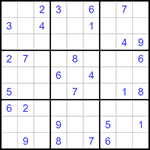 Судоку 9х9 #1174 средний