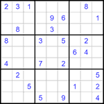 Судоку 9х9 #1188 средний