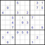 Судоку 9х9 #1200 средний