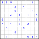 Судоку 9х9 #1217 средний