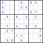 Судоку 9х9 #1219 средний
