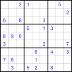 Судоку 9х9 #1222 средний