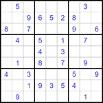 Судоку 9х9 #1226 средний