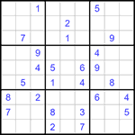 Судоку 9х9 #1177 очень трудный