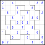 Судоку-пазл 9х9 #312 легкий