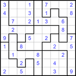 Судоку-пазл 9х9 #315 легкий