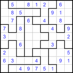 Судоку-пазл 9х9 #316 легкий