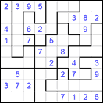 Судоку-пазл 9х9 #301 средний