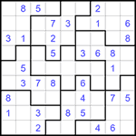 Судоку-пазл 9х9 #303 средний