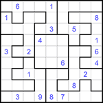 Судоку-пазл 9х9 #293 трудный