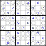 Судоку “Чет-нечет” 9х9 #238 легкий