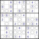 Судоку “Чет-нечет” 9х9 #244 легкий