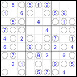 Судоку “Чет-нечет” 9х9 #250 легкий