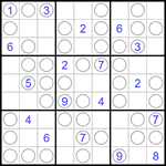 Судоку “Чет-нечет” 9х9 #240 средний