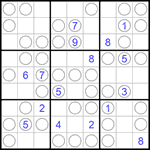 Судоку “Чет-нечет” 9х9 #242 средний