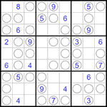 Судоку “Чет-нечет” 9х9 #250 средний