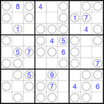 Судоку “Чет-нечет” 9х9 #233 трудный