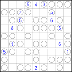 Судоку “Чет-нечет” 9х9 #236 трудный