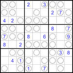 Судоку “Чет-нечет” 9х9 #240 трудный