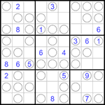 Судоку “Чет-нечет” 9х9 #242 трудный