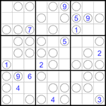 Судоку “Чет-нечет” 9х9 #245 трудный