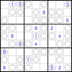 Судоку “Чет-нечет” 9х9 #230 очень трудный