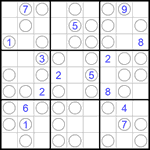 Судоку “Чет-нечет” 9х9 #234 очень трудный