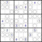 Судоку “Чет-нечет” 9х9 #235 очень трудный