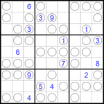 Судоку “Чет-нечет” 9х9 #237 очень трудный