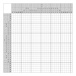 Японский кроссворд #903 “Часы”