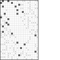 Филиппинский кроссворд #830 “Лошадь”