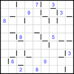 “Соседи” 9х9 #247 очень трудный