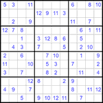 Судоку 12х12 #48 легкий