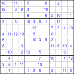 Судоку 12х12 #49 легкий