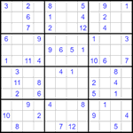 Судоку 12х12 #44 очень трудный