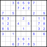 Судоку 9х9 #1261 легкий