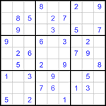 Судоку 9х9 #1265 легкий