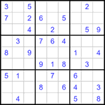 Судоку 9х9 #1269 легкий