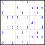 Судоку 9х9 #1288 легкий