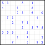 Судоку 9х9 #1313 легкий