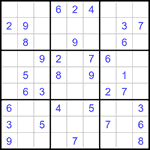 Судоку 9х9 #1316 легкий