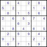 Судоку 9х9 #1317 легкий