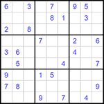 Судоку 9х9 #1247 средний