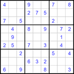 Судоку 9х9 #1261 средний