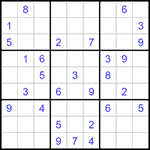 Судоку 9х9 #1265 средний