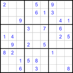 Судоку 9х9 #1267 средний