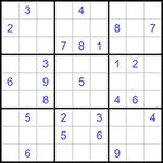 Судоку 9х9 #1269 средний