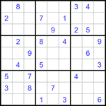 Судоку 9х9 #1275 средний